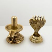 Ethnic Brass Eternal Shivling With Sheshnag