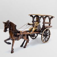 Ethnic Brass European Horse Carriage