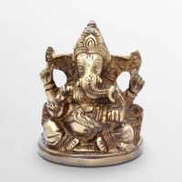 Ethnic Brass Lord Ganesha Sitting