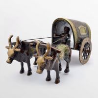 Ethnic Brass Village Bullock Covered Cart