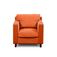 Forzza Alton Single Seater Sofa Rust