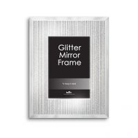 Innova Glitter Lines Mirror Glass Frame