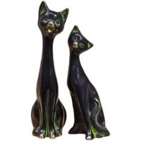 Pure Divine Cat Pair Set of Two Pieces