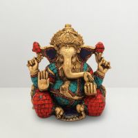 Pure Divine Ganesha With Snake