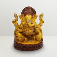 Pure Divine Golden Ganesha