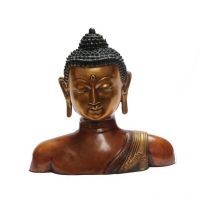 Pure Divine Meditating Buddha Bust