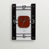 Safal Quartz Vertical Black And Red Beauty Wall Clock