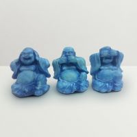 Shilp Laughing Buddha 3 In 1 Blue