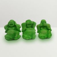 Shilp Laughing Buddha 3 In 1 Green