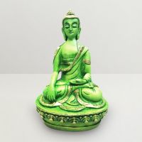 Shilp Meditating Buddha Green