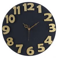 Shilp Numbers Embossed Wall Clock