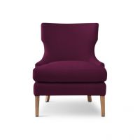 Afydecor Calcott Single Seater Sofa Purple