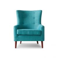Afydecor Serrano Single Seater Sofa Blue