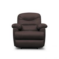 Alcanes Easton One Seater Recliner Coffee Brown