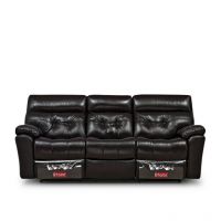 At Home By Nilkamal Beverly Three Seater Recliner Chocolate