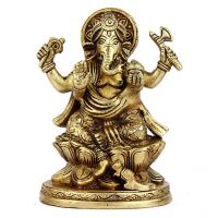 Pure Divine Ganesha On Lotus