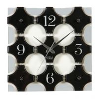 Safal Quartz Wall Clock Black & Silver
