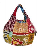 Indiweaves handmade kanta cotton Jhola Bag from Gujarat