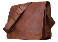 Leather Bag Vintage Handmade Real Full Flap Crossbody Satchel Laptop Messenger Bag By Pranjals house