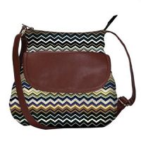 Super Coloured Wave Pattern 2511 obo, Ethnic Hobo Bag, Aztec Hobo Bag, Native Style Bag, Large Hobo Bag, Zipper...