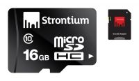 Strontium 16GB Class 10 MicroSD Memory Card