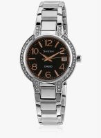 Casio Sheen She-4804D-1Audr (Sx126) Silver/Black Analog Watch