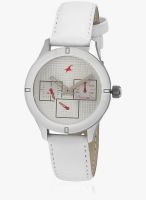 Fastrack Ne6078Sl10-Dc777 White Analog Watch