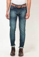 Incult Zip Fly Blue Slim Fit Jeans