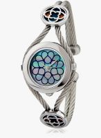 Titan Raga 9936SM01 Silver/Blue Analog Watch