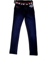 AJ Dezines Skinny Fit Boy's Dark Blue Jeans