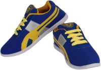 Chargers Running Shoes(Blue, Yellow)