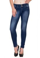 Fasnoya Skinny Fit Women's Blue Jeans