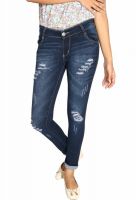 Fungus Slim Fit Fit Women's Dark Blue Jeans