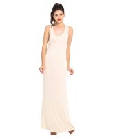 Nvl PeachPuff Viscose Maxi Dress