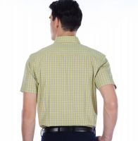 Provogue Men's Checkered Casual Green Shirt