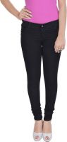 Soundarya Slim Fit Women's Black Jeans