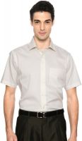 Van Heusen Men's Striped Formal White Shirt