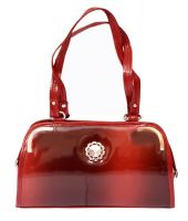 Aman Traders Red Zipped Shoulder Bag