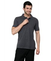 Cotton County Premium Gray Cotton Half Sleeves T-shirt