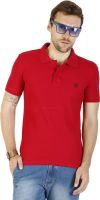 Duke Stardust Solid Men's Polo Neck Red T-Shirt
