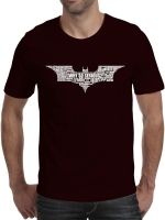Fanideaz Printed Men's Round Neck Maroon T-Shirt