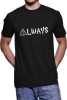 Fanideaz Printed Men's Round Neck Black T-Shirt