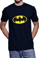 Fanideaz Printed Men's Round Neck Blue T-Shirt