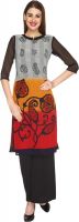 Fashion 205 Casual Printed Women's Kurti(White)