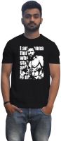 Lovely Collection Graphic Print Men's Round Neck Black T-Shirt Lovely Collection Graphic Print Men's Round Neck Black T-Shirt