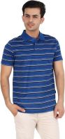 Moonwalker Striped Men's Polo Neck Multicolor T-Shirt