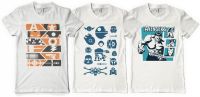 Rawpockets Graphic Print Men's Round Neck White, White, White T-Shirt(Pack of 3)
