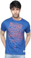 Tamizhanda Printed Men's Round Neck Blue T-Shirt