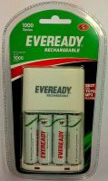 Eveready 1000 Series with 4 AA Rechargeable battery 700 mAh Battery Charger