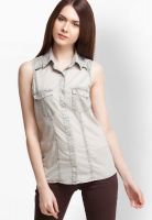 Oxolloxo Grey Solid Shirt